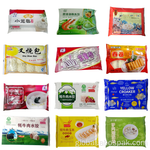 Frozen Food Packing Machine automatic dumplings with tray flow packing machine Factory